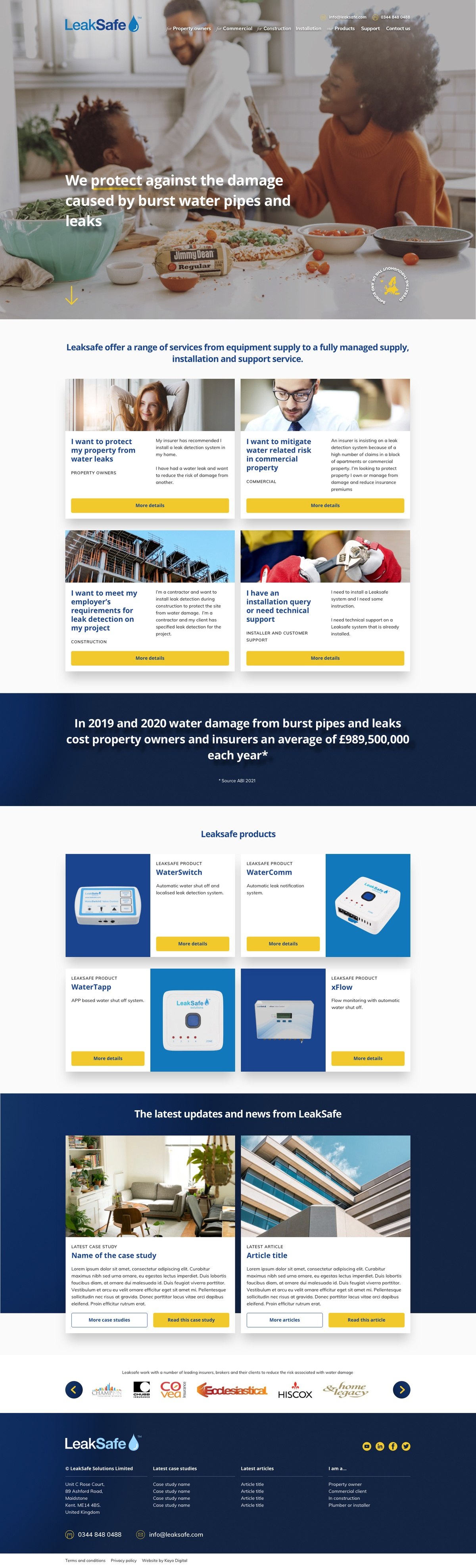 Flood prevention website